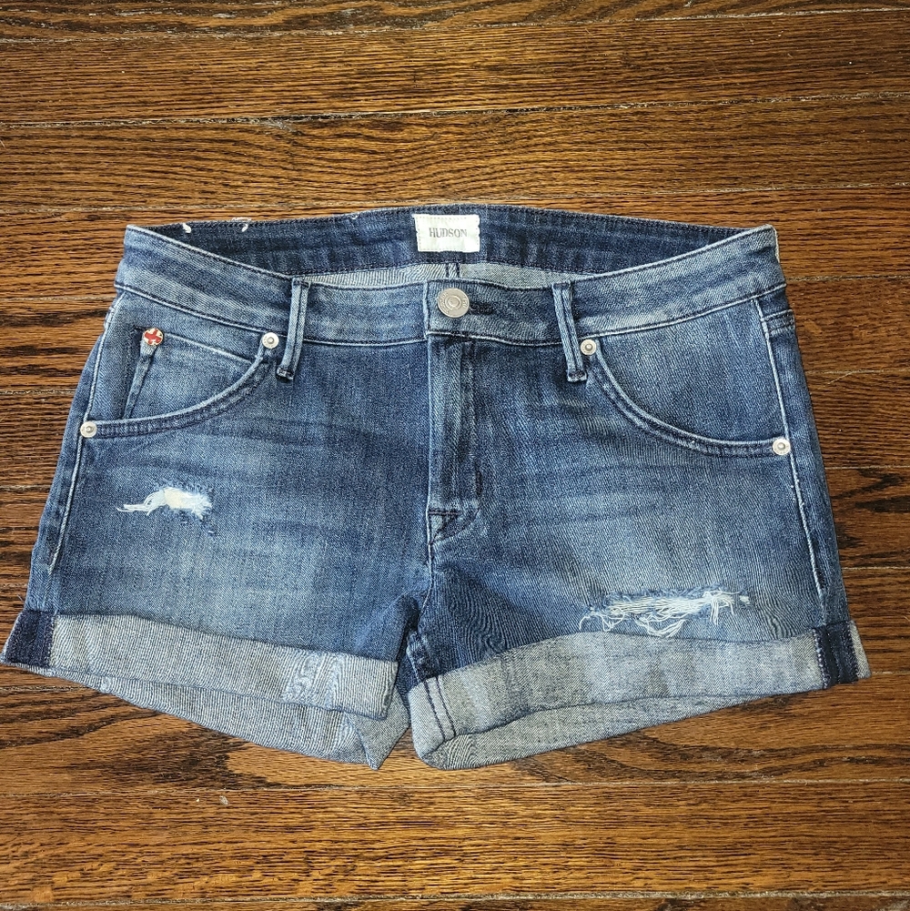 Hudson Hampton Fistressed Cuffed Sport Short, Size 27